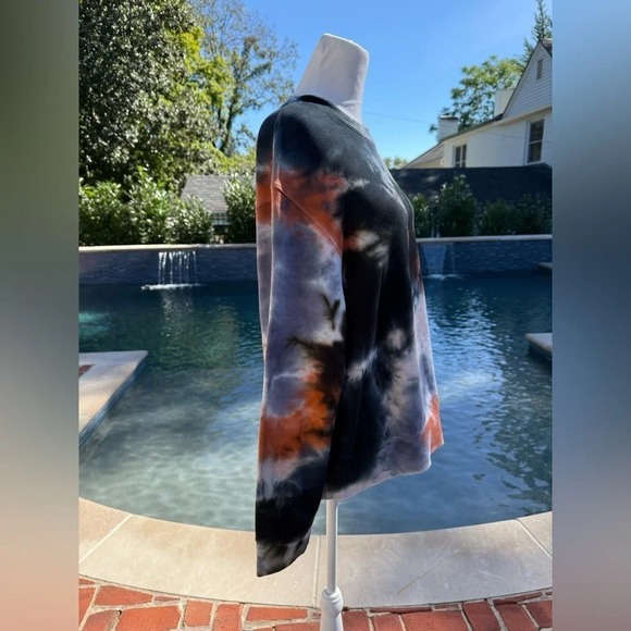 Monrow Women’s Tie Dye Sweatshirt Size M - Picture 5 of 10